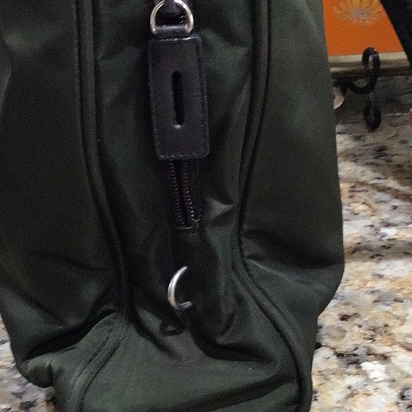Prada Green Nylon Tote Handbag Bag - Picture 8 of 10